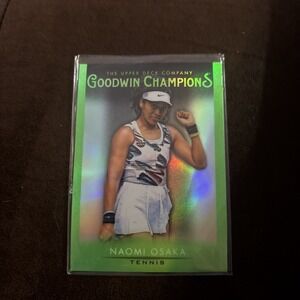 2021 Goodwin Champions Naomi Osaka Platinum‎ Neon Green #15 Tennis